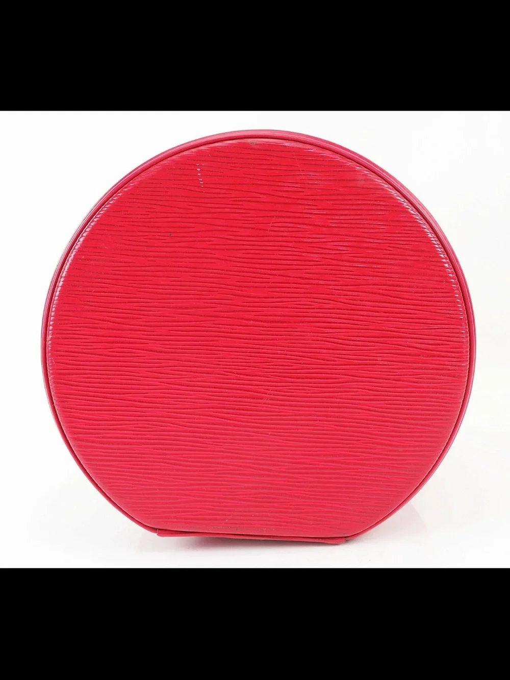 Louis Vuitton Pink Epi Leather Round Vanity Bag